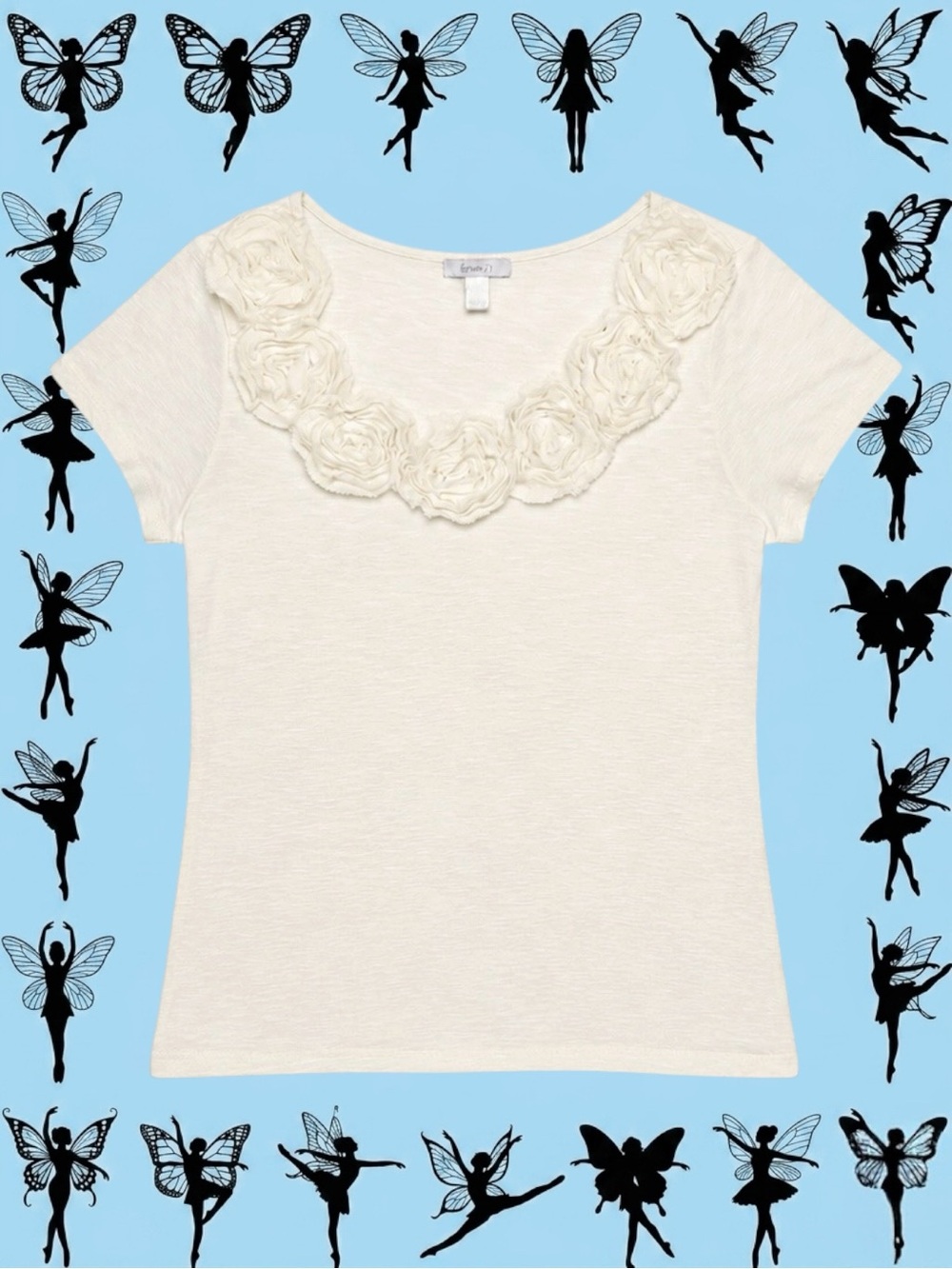 Forever Fashion Y2K Retro Classic Coquette Fairycore Coastal Grandma Indie Top L